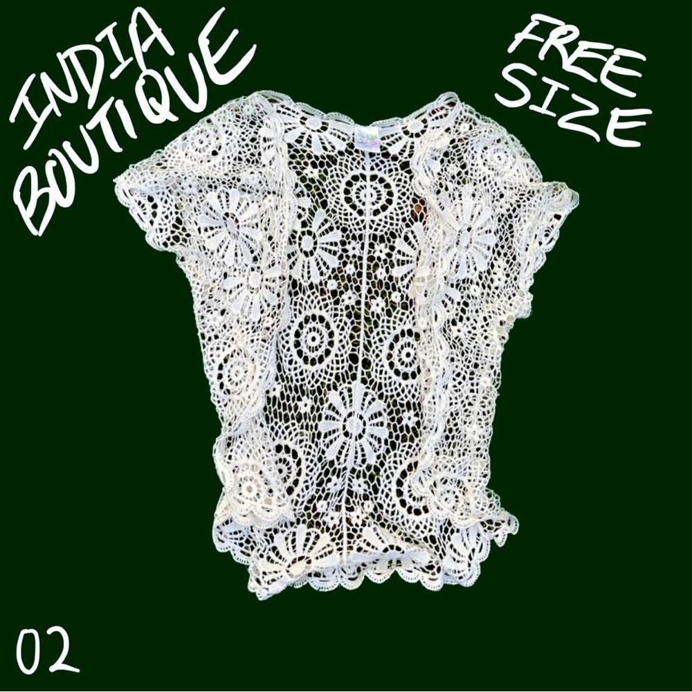 India Boutique Knit Short-Sleeve Top